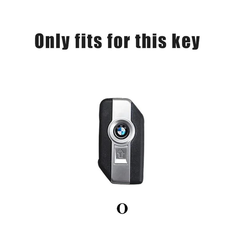 BAAN1 Car Sticker For BMW Zinc Alloy Leather Key Case Cover Protector Holder Shell Interior Styling For BMW F750 F850 GS Adv F900 R XR