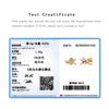 ANDYWEN 100% стерлингового серебра 925 пробы, золотой цветок, циркон, серьги-гвоздики, зажимы для пирсинга, новинка 2023, свадебные украшения, подарок