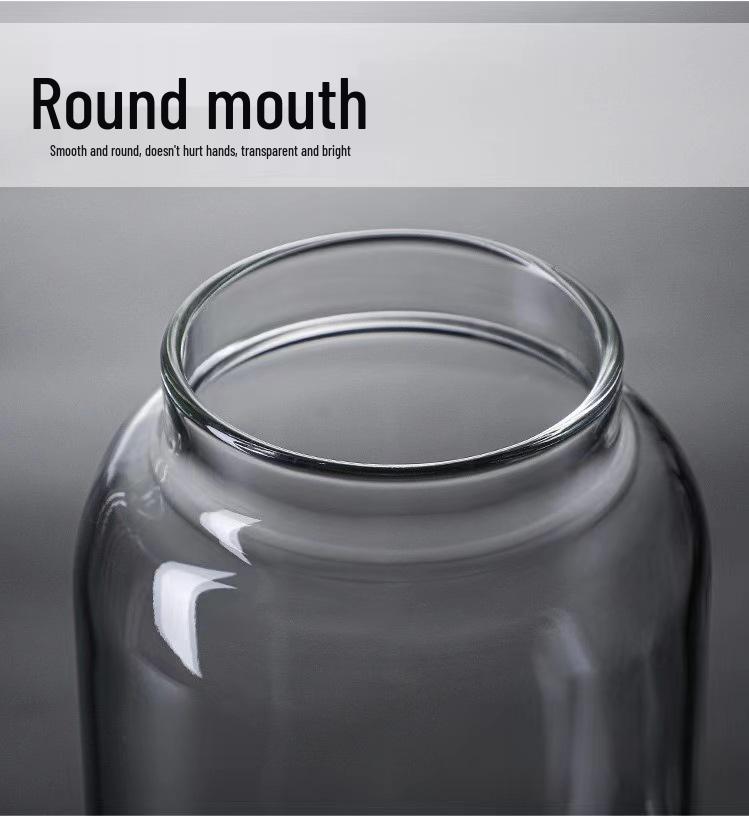 Высококачественная стеклянная банка для хранения сушеной мандариновой цедры - Герметичный контейнер для демонстрации лекарственного сырья