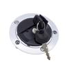 1 Set for Suzuki GSX-R GSXR GSR 600 750 1000 GSF GSX 1250 GSX1300R SV650 Motorcycle Fuel Gas Tank Cap Cover Lock with 2 Keys