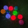 74Mm 40 Holes Luminous Pickleball Durable Multicolor Elastic Seniors Tennis Glow In The Dark Pe Ball Indoor Utdoor