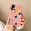 For Oppo Reno10 Pro 5G 8T 5 6 7 8 Lite Pro Phone Case Cover Fashion Camera Protection Liquid Soft Silicone Square Shell Love Heart For Oppo Bumper
