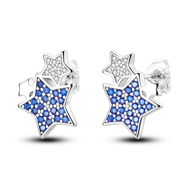 Серьги-кольца из серебра 925 пробы с цветком ромашки, серьги-кольца из серебра 925 пробы с розовым и желтым цветком для женщин, свадебные обручальные серьги с цирконием, оригинальные ювелирные изделия, подарок