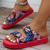 Fashion Fashion Buckle Thick Platform Slippers Women Home Soft Sole Slides Sandals Woman 2024 Summer Non Slip Beach Flip Flops Zapatos