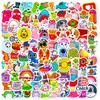 100 Small Size 4Cm List Small Fresh Ins Wind Mix And Match Graffiti Children'S Cards