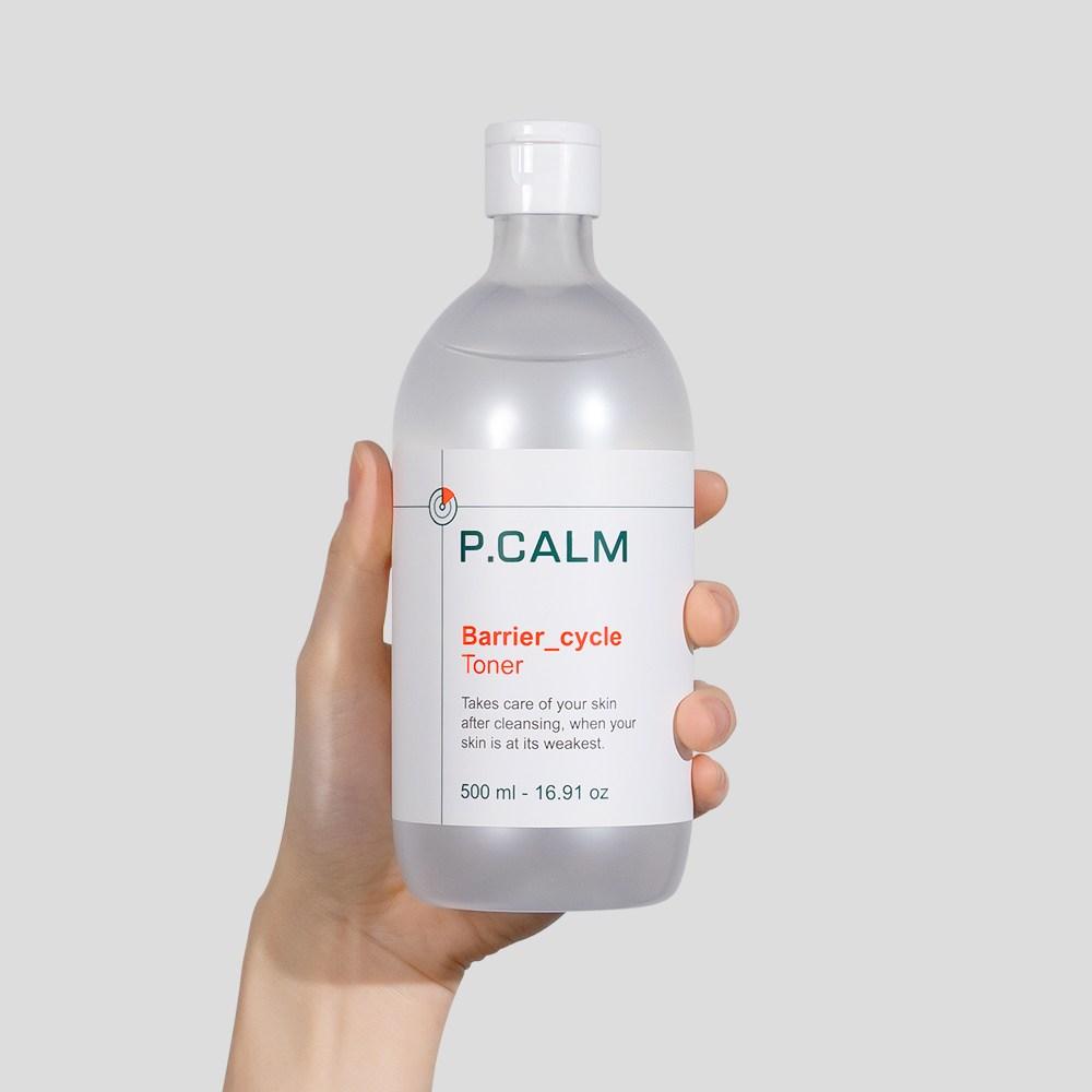 P.CALM Barrier Cycle Large Capacity Calming Toner 500ml, 500ml, 1 piece