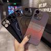 Магнитный чехол-накладка с текстурой карбона для iPhone 17 Pro Max 16 15, ультратонкий, противоударный, с теплоотводом, ПК-чехол