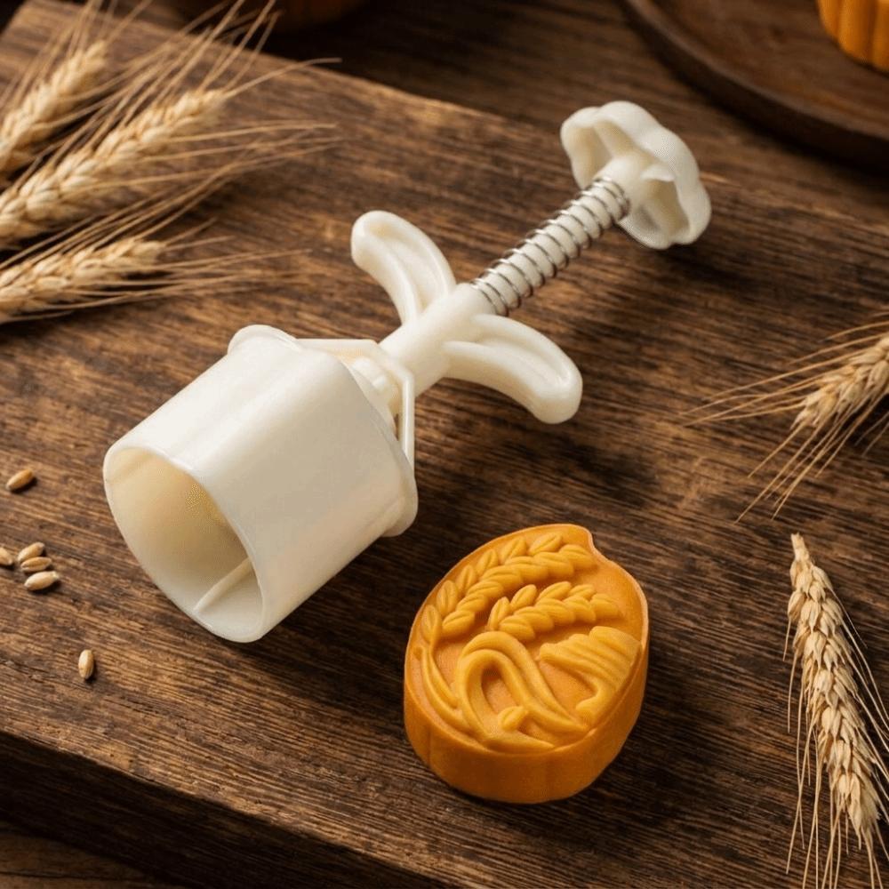 3D Litchi Shaped Mooncake Mold Non-Stick Cookie Stamp Easy Clean Pastries Mold Mid-Autumn Festival