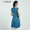 PORTS Women's Spring/Summer Short Sleeve Midi Dress LL8N021RWE005