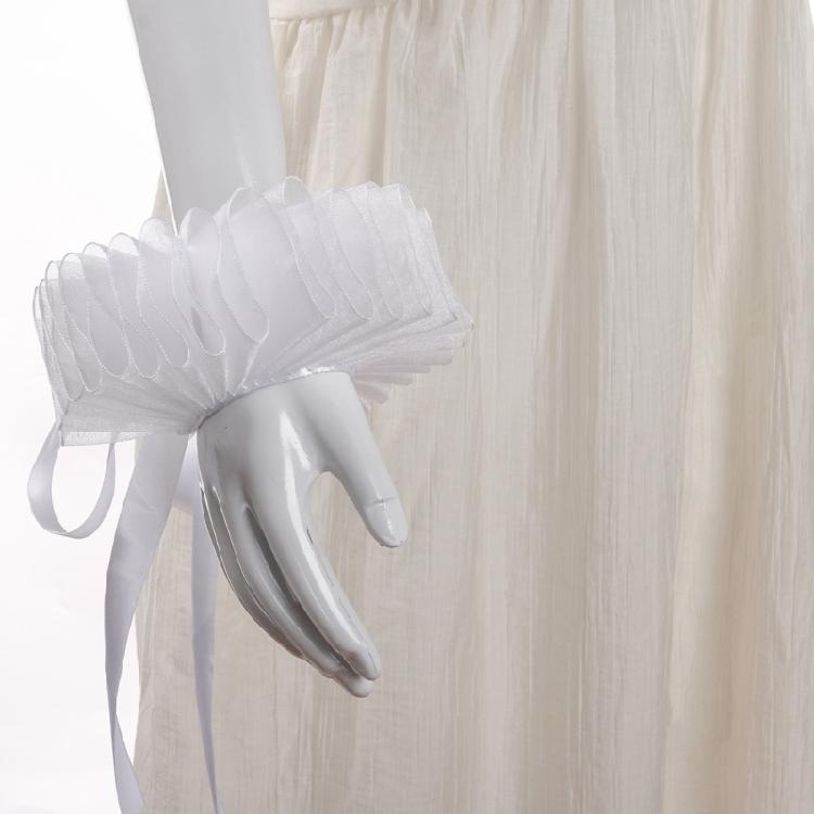 Wrist Cuffs Ruffled Collar Perfect For Cosplay, Stage Performances, And Costume Parties Halloween Photo Props