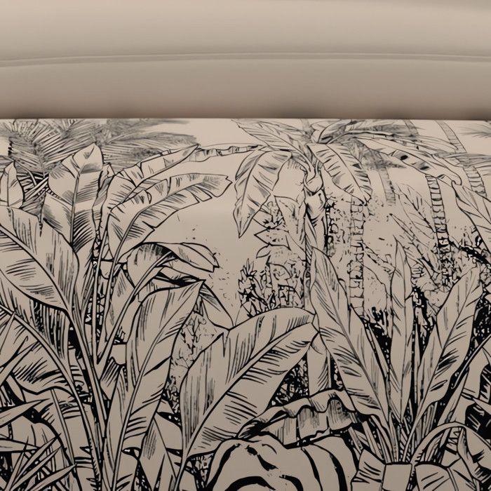 57 Thread Count Cotton Duvet Cover Set 260x240 Cm TIGER Sand, by Soleil D'ocre