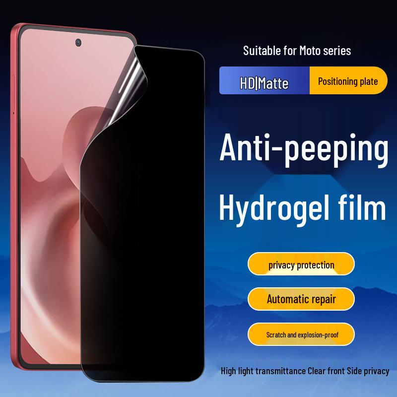 Мягкая защитная пленка Moto Edge70/Signature HD от подглядывания и гидрогелевый защитный экран Moto G100 с функцией конфиденциальности