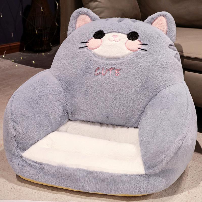 Милый кот осень и зима утолщенная татами подушка для сиденья ленивая интегрированная подушка для ягодиц мультяшная панда офисная подставка для талии