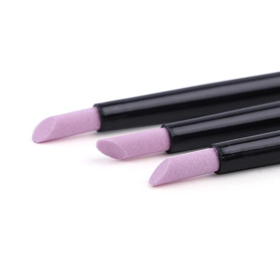 Кварцевый скраб для дизайна ногтей, камень для удаления кутикулы, ручка, толкатель, инструмент для маникюра