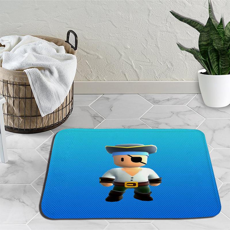 Ковер с героями мультфильмов Stumble Guys, ковер для игр, украшение для спальни, коврик для йоги, аниме, уличный ковер, нескользящий ковер, подарок на день рождения