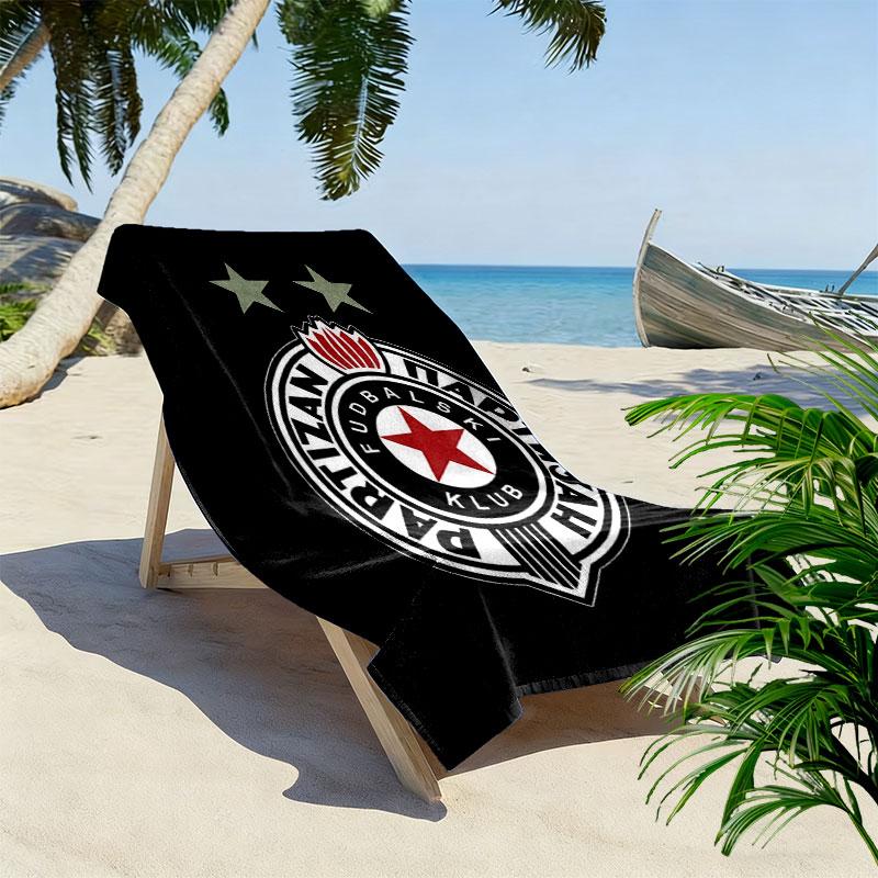 Partizan poster Print Beach Towel, Large Soft Quick Dry Towel for Beach Camping Swimming