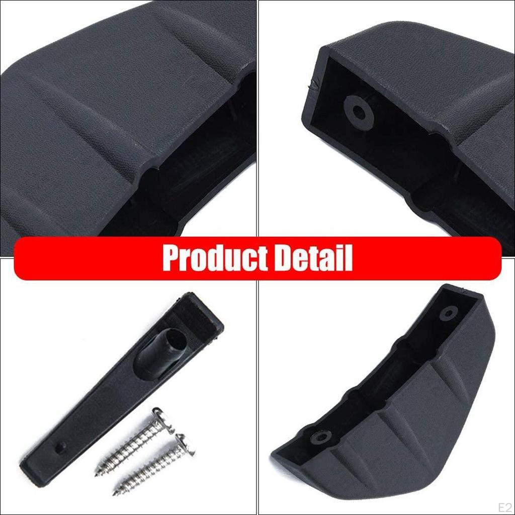 4 шт., черный диффузор заднего бампера, универсальная автомобильная юбка, сплиттер для губ