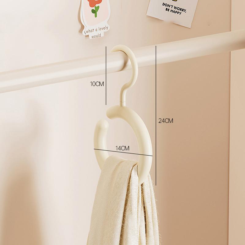 Дофаминовый крючок Многофункциональный вращающийся неперфорированный шарф шляпа сумка вешалка круглая шарф Выставочная витрина