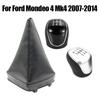 Для Ford Mondeo 4 Mk4 IV 2007 2008 2009 2010 2011 2012 2013 2014 автомобильный ручной рычаг переключения передач с шариком, чехол, воротник для крышки багажника