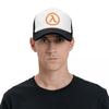 Custom Fashion Unisex Hot Game Half Life Lambda Logo Trucker Hat Adult Adjustable Baseball Cap for Men Women Outdoor Dad Hat