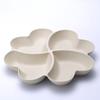 Heart Shaped Fruit Platter Creative Plates Storage Box Dried Fruit Snack Plates Divided Candy Dessert Plate Container