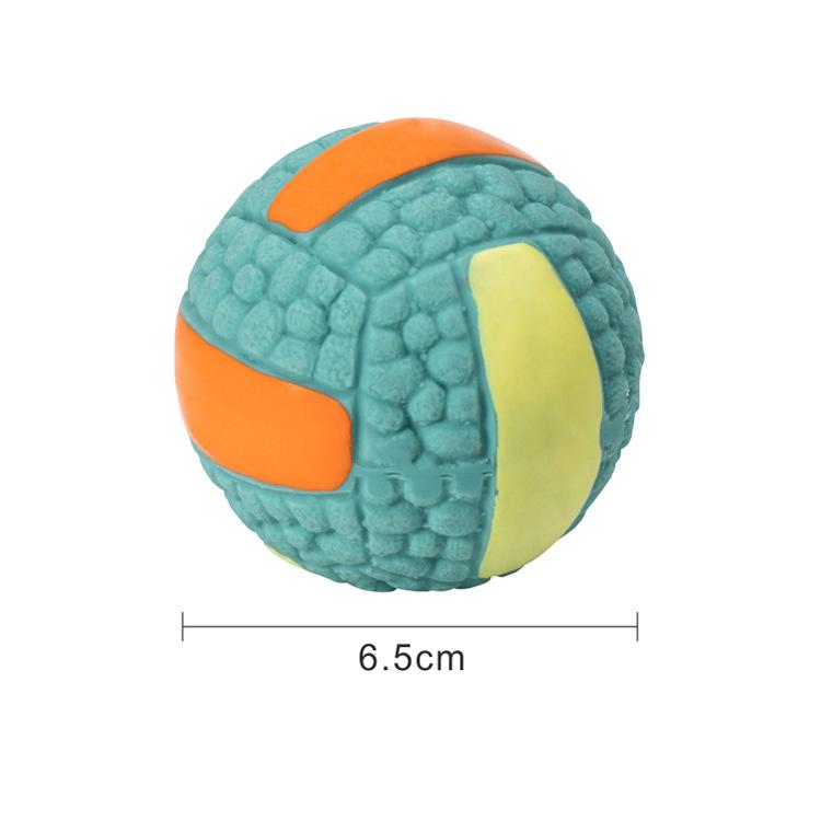 9-14cm 5PCS TPR Multi Styles Durable Interactive Eco Friendly Rubber Ball Organic Dog Chew Cooling Toys