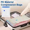 4 шт. Вакуумные компрессионные мешки для одеял Вакуумные пакеты с ручным насосом Экономия места Компрессионные упаковочные мешки Мешки для сезонного хранения