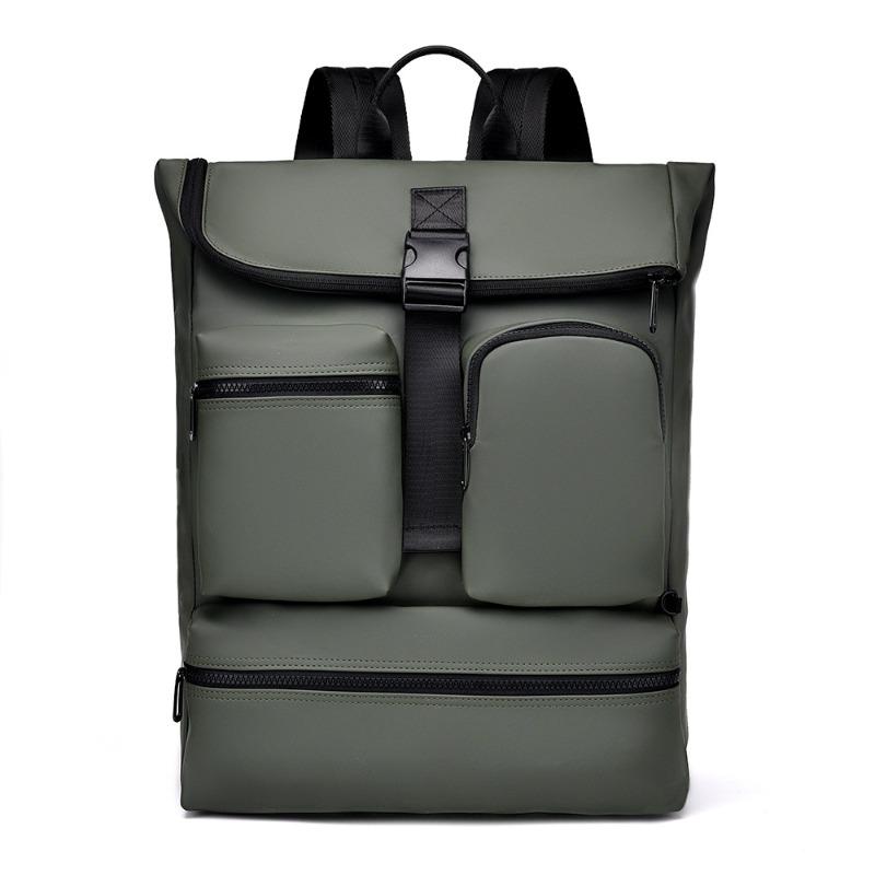 New Simple Backpack Men's Large Capacity Casual Travel Bag Computer Light Business Commuter Backpack