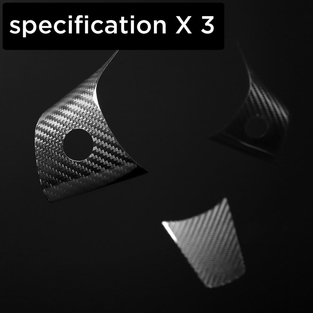 3K240G для Tesla Model 3 Mdoel Y, аксессуары для интерьера автомобиля, патч для рулевого колеса Model3 2023, рулевое колесо из углеродного волокна