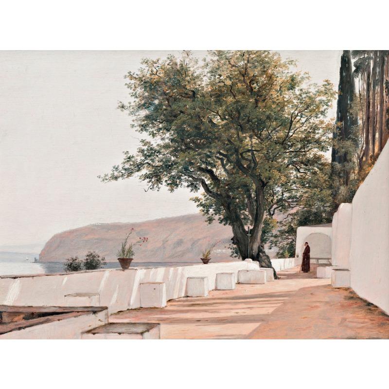 Vintage Mediterranean Coastal Landscape Posters and Prints Canvas Printing Wall Art Picture for Living Room Home Decoration