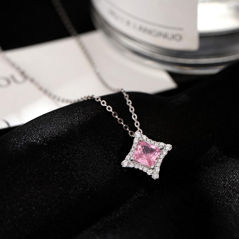 Ожерелье Banyan Tree из серебра 925 пробы с бриллиантами на ключицу — летний легкий роскошный дизайн для женщин.