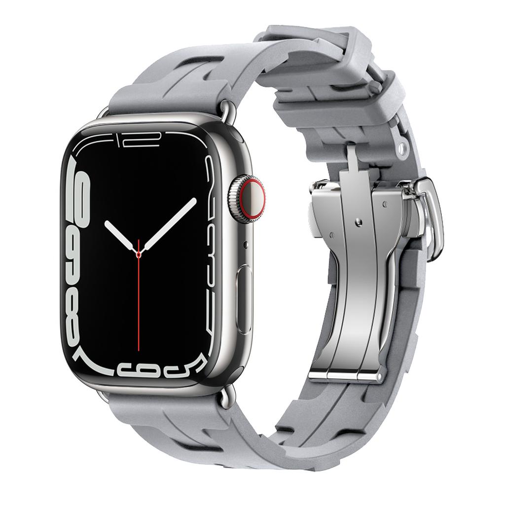 Kilim Single Tour Silicone Strap For Apple Watch Band 44mm 40mm 49mm 45mm 41mm 38 42 bracelet iwatch series 9 se 3 6 7 8 ultra 2