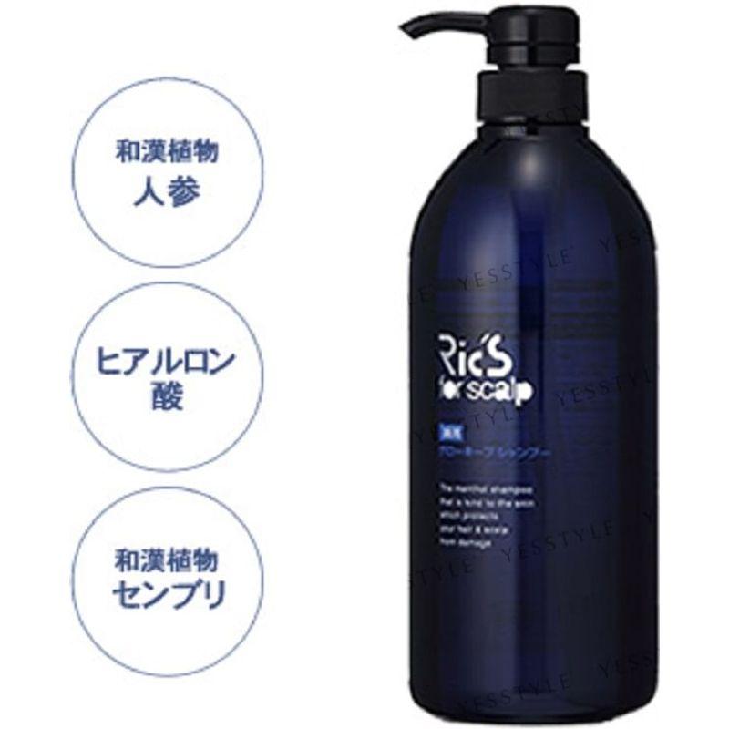 Ric's - Шампунь для роста и поддержания волос для жирной кожи головы