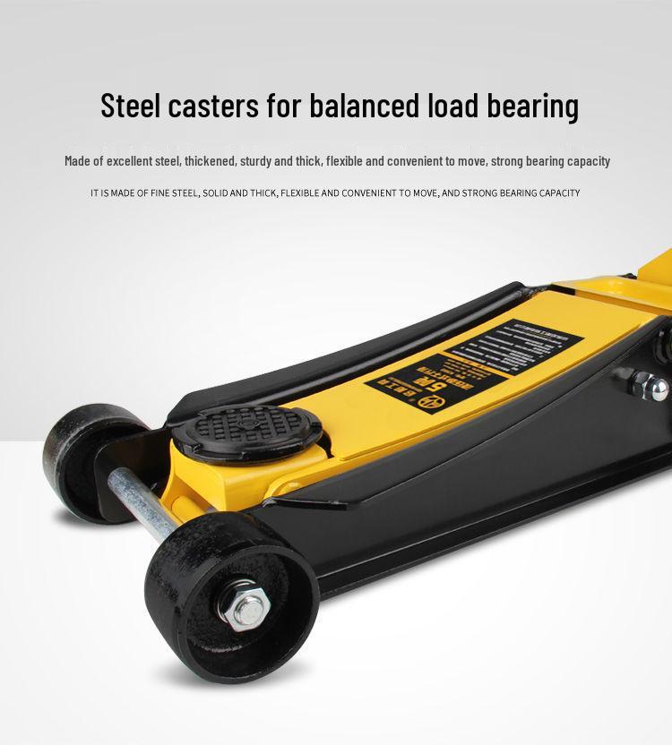 Ультранизкий 3-тонный гидравлический автомобильный домкрат с двойным насосом для ремонта автомобилей и замены шин