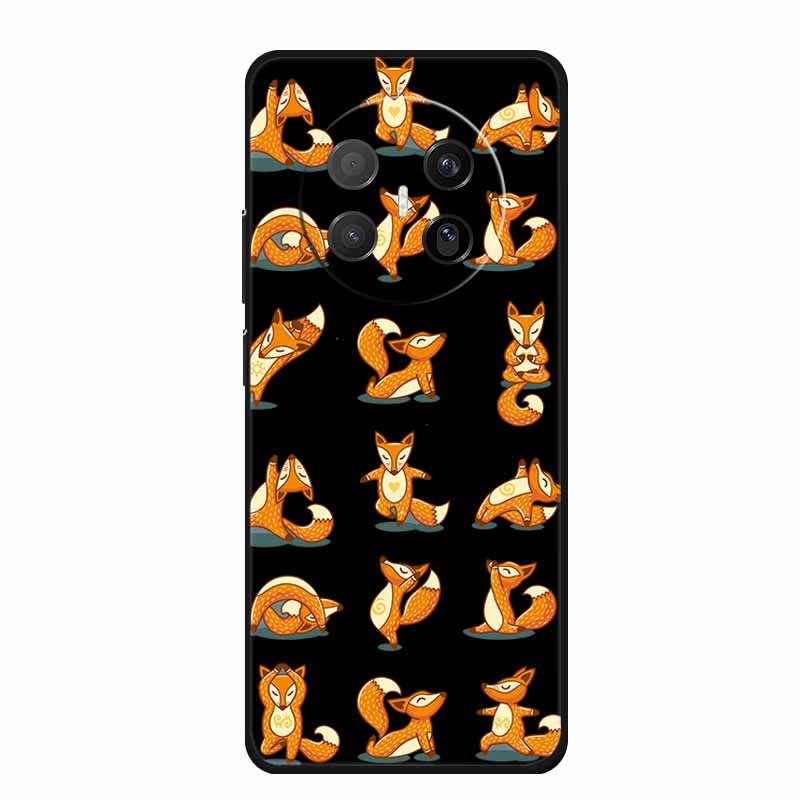 Черный силиконовый чехол для Huawei Mate 70 Air 2025 Чехол Мультяшный кот Мягкая задняя крышка для телефона Huawei Mate 70 Air Чехол Funda Coque