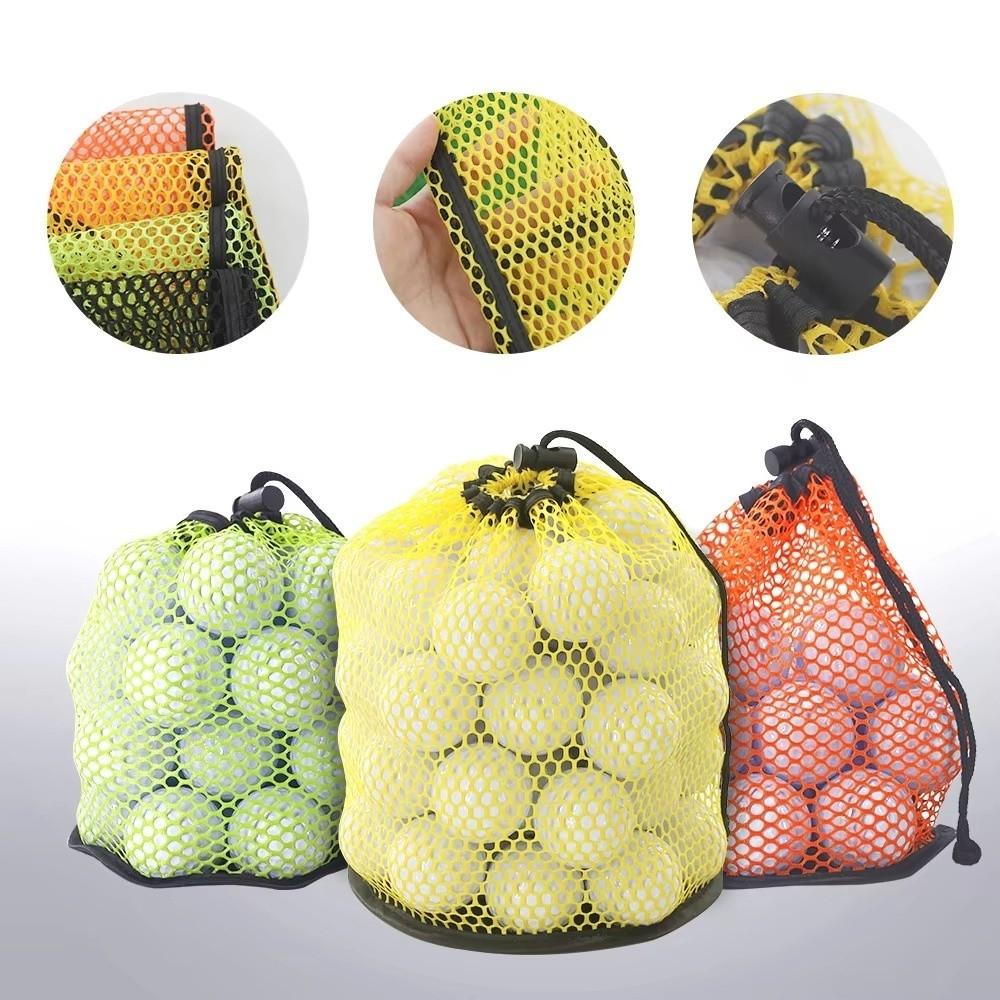 Nylon Sports Mesh Net Bag Multipurpose Golf Sports Supplies Can Hold 12/25/50 Balls