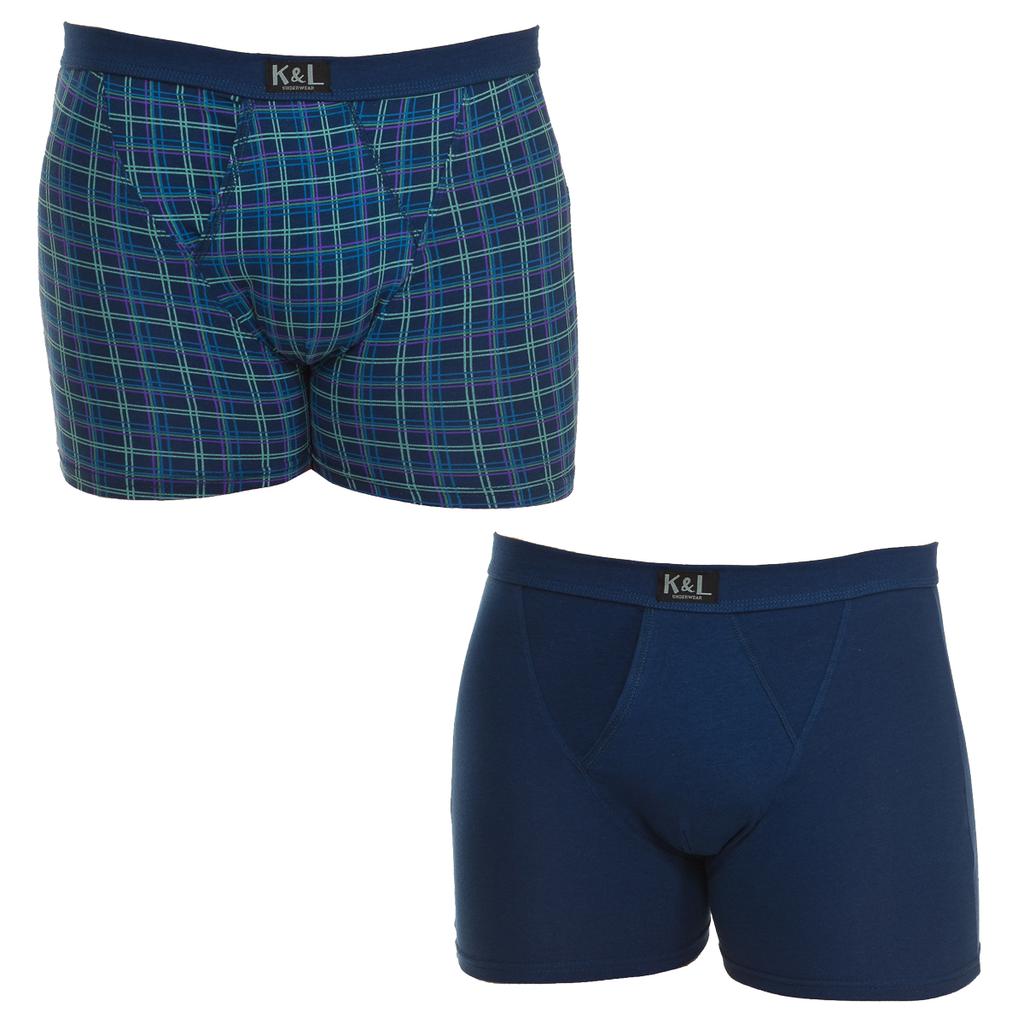 Pack-2 Базовые открытые боксеры KL2011 мужские