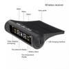 Автомобильная система контроля давления в шинах TPMS, внешний детектор давления в шинах автомобиля, системы охранной сигнализации, солнечная энергия