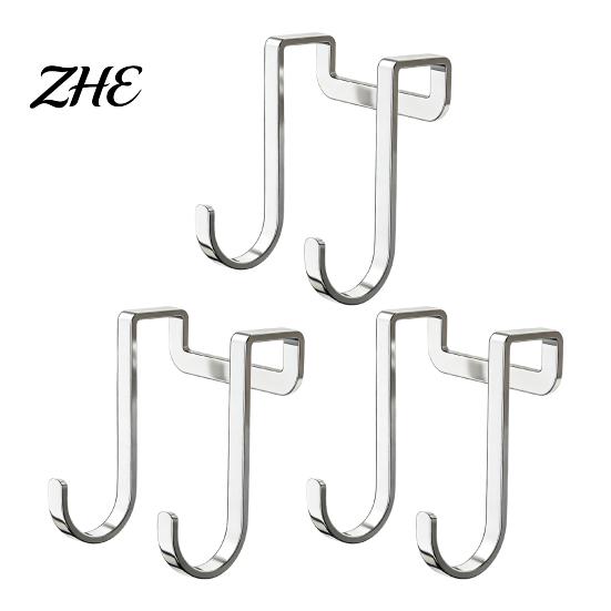 Wall Mounted Alternative Hooks Heavy Duty Bunk Bed Hook, Stainless Steel No Drill Over The Home Organization Hardware Door Space Saving Organizer