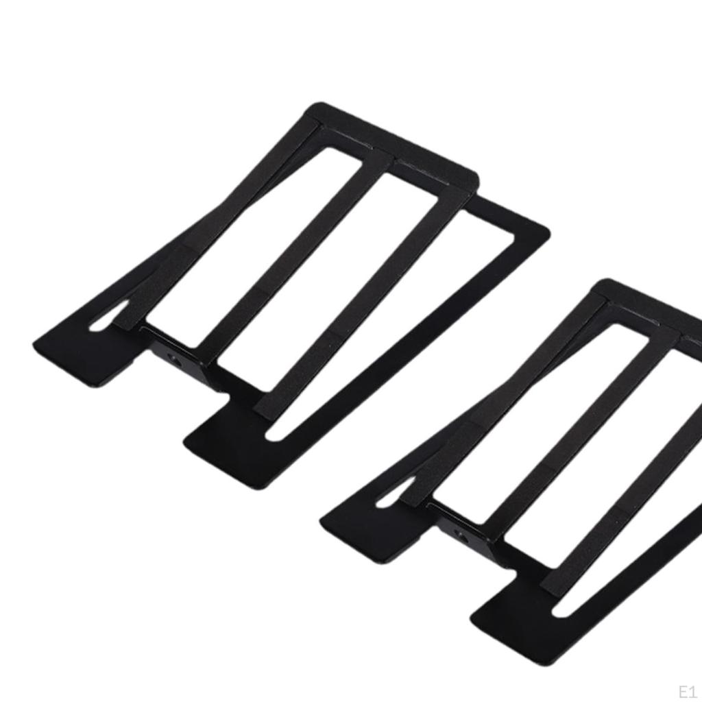 2x Настольная подставка для колонок Основание Маленькая стойка Отдельно стоящая Универсальная Устойчивая Настольное крепление Держатель для