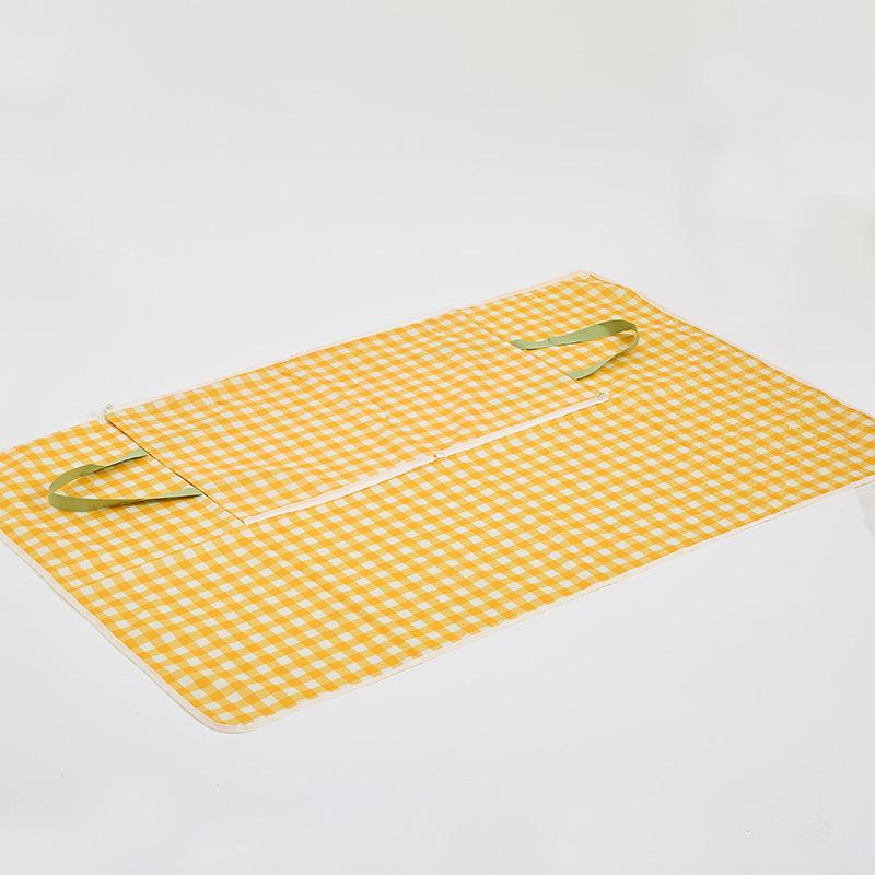 Ins Style Thickened Moisture-Proof Plaid Picnic Mat – Portable, Foldable Outdoor Ground Mat