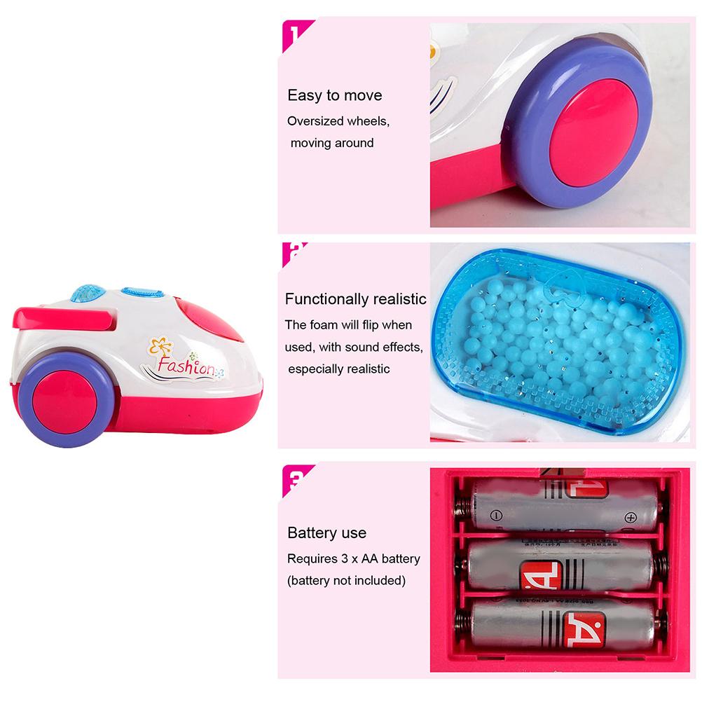 Детский ролевой пылесос Play Toy Simulation Vacuum Cleaner Нетоксичный Безопасный Детский