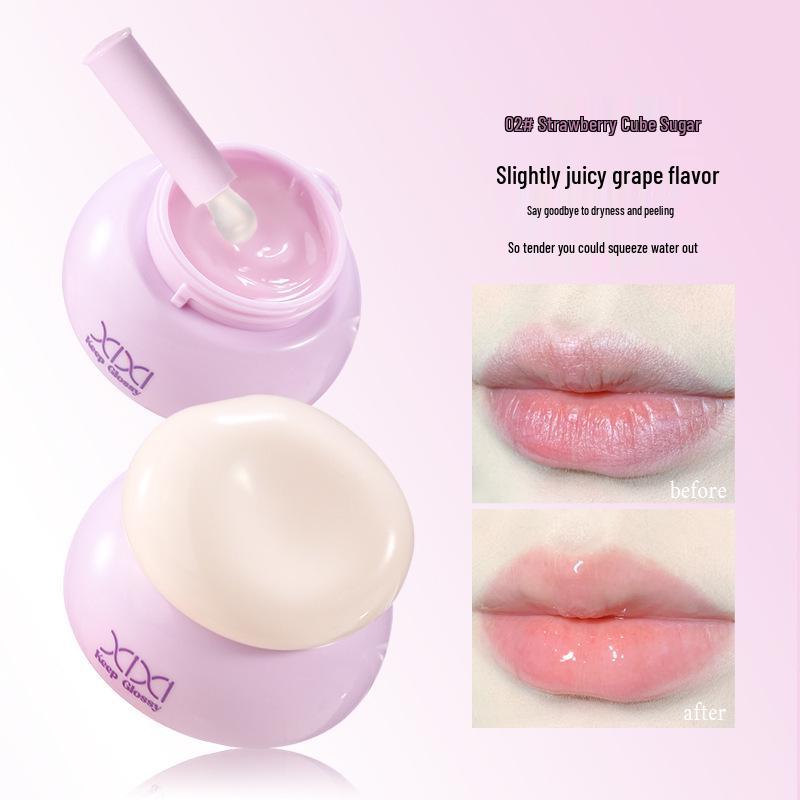 Xixi Moisturizing Glow Lip Mask: Hydrating Anti-Crack Lip Balm for Autumn/Winter, Fades Lip Lines, Perfect Lipstick Base.