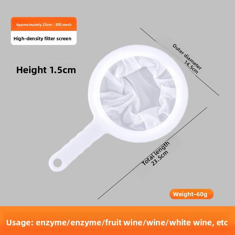 Soy Milk Filter Screen, Ultra-fine Juice Extraction, Complementary Food Strainer, Residue Separation Filter, Kitchen Strainer Filter Spoon