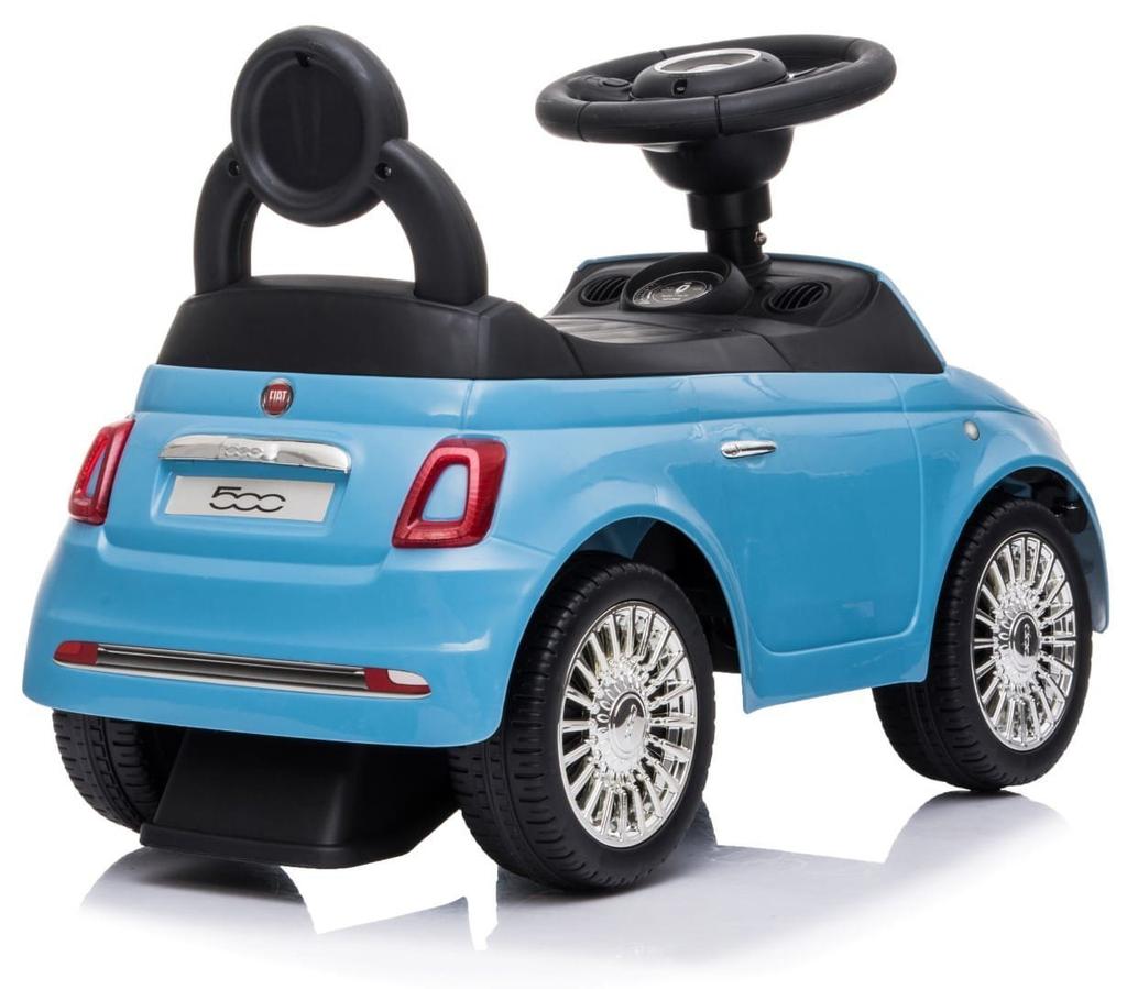 Jeździk Pchacz Chodzik Fiat 500 Volare Niebieski