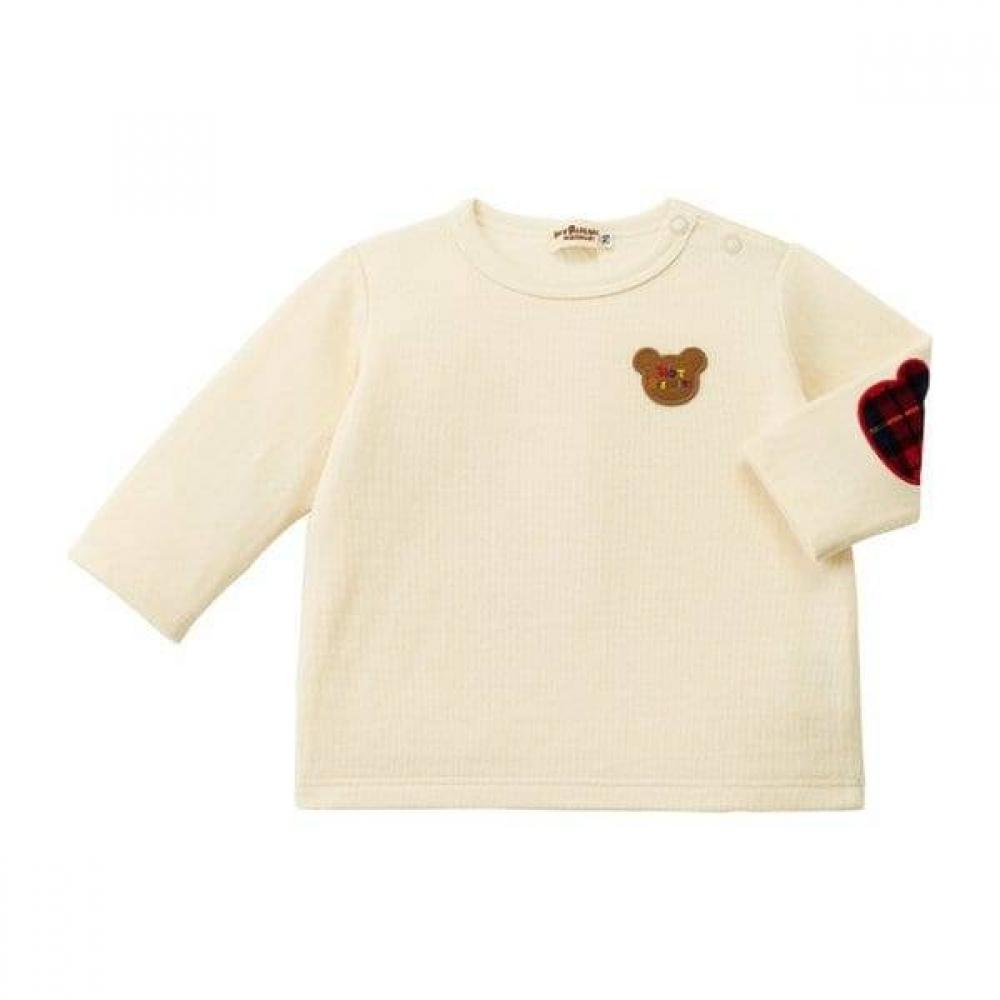 Miki House Bear Check Elbow PaTch T 17o305205 06