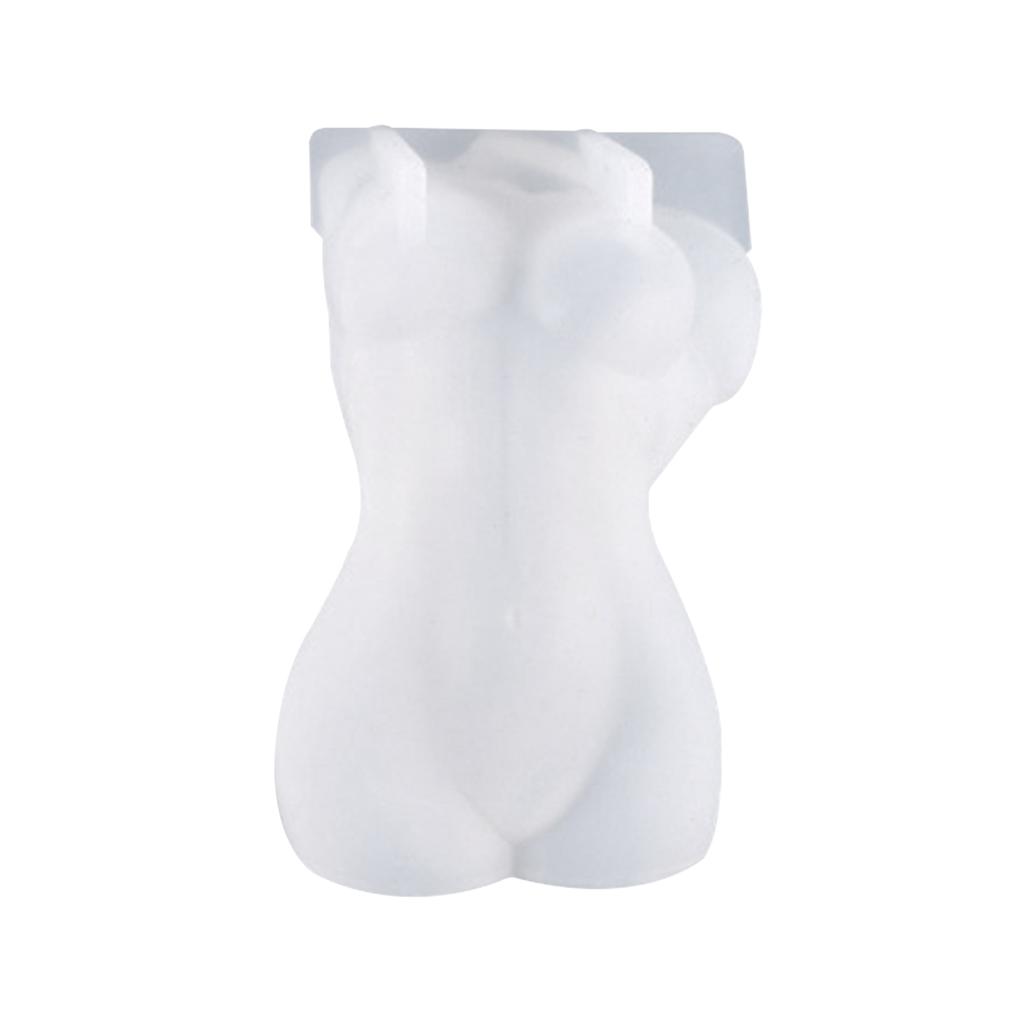 Human Body Mold DIY Crystal Epoxy Resin Candle Mould Body Silicone Mold Tool