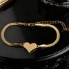Atoztide Engrave Name Heart Star Bracelet For Women Men Stainless Steel Jewelry Blade Chain Personalized Couple Christmas Gift