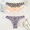 4Pcs/Set Seamless Colorful Brazilian Pants Lady Sexy Underwear Ice Silk Underpants Low Waist G-string Soft Thin Briefs