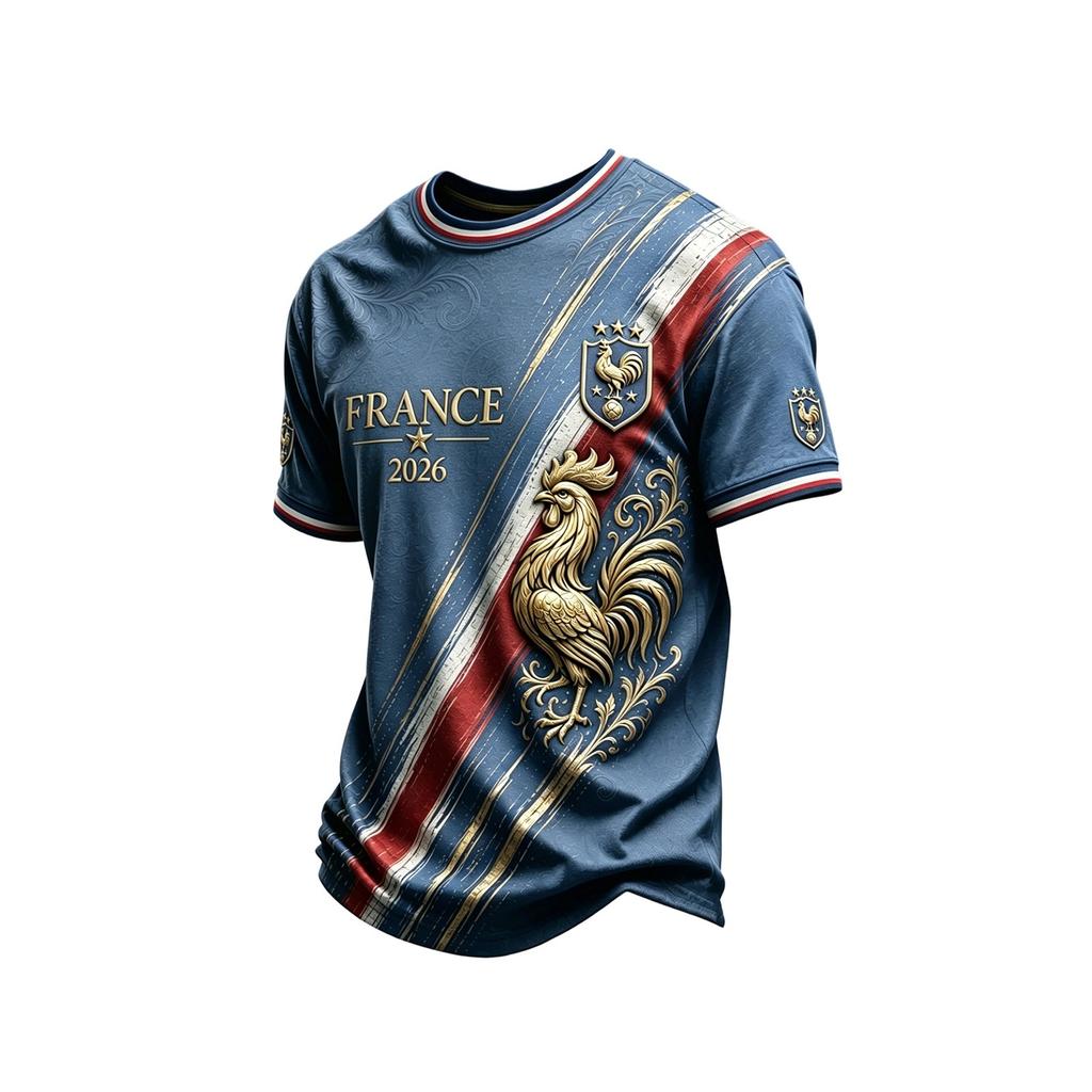 Мужская футболка с коротким рукавом для поддержки футбольных фанатов, легкая, дышащая